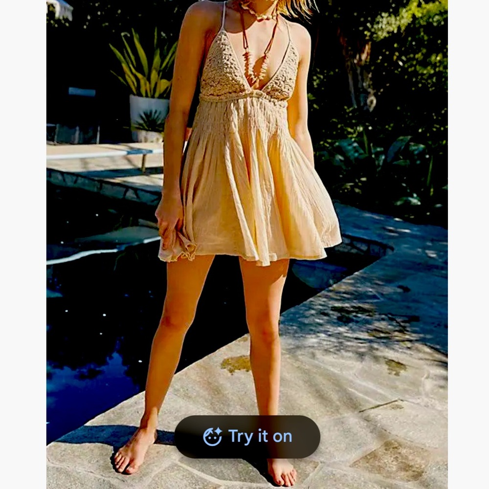 Free people forever mini dress